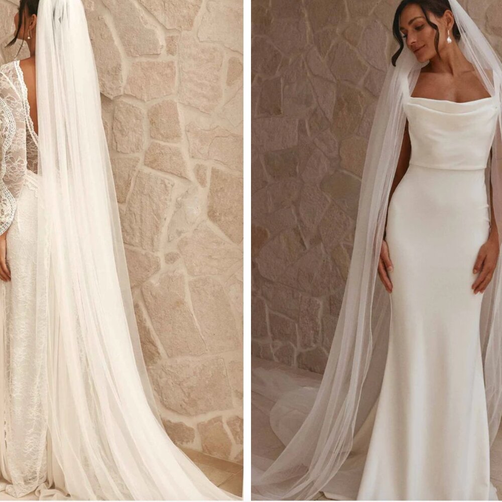 Grace Loves Lace White Bridal Veil